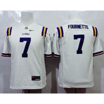 Tigers #7 Leonard Fournette White Stitched Youth NCAA Jersey Tigers #7 Leonard Fournette White Stitched Youth NCAA Jersey
