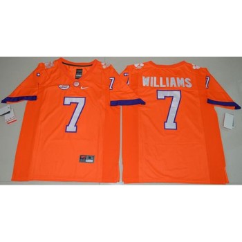 Tigers #7 Mike Williams Orange Limited Stitched NCAA Jersey Tigers #7 Mike Williams Orange Limited Stitched NCAA Jersey
