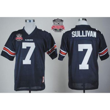 Tigers #7 Pat Sullivan Blue Throwback 2014 BCS Bowl Patch Stitched NCAA Jersey Tigers #7 Pat Sullivan Blue Throwback 2014 BCS Bowl Patch Stitched NCAA Jersey
