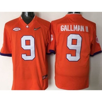 Tigers #9 Wayne Gallman II Orange 2016 National Championship Stitched NCAA Jersey Tigers #9 Wayne Gallman II Orange 2016 National Championship Stitched NCAA Jersey