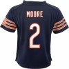 Toddlers Chicago Bears #2 D.J. Moore Navy Vapor Untouchable Stitched Football Jersey