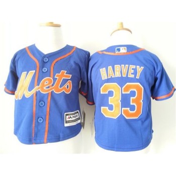 Toddler Mets #33 Matt Harvey Blue Alternate Home Cool Base Stitched MLB Jersey Toddler Mets #33 Matt Harvey Blue Alternate Home Cool Base Stitched MLB Jersey