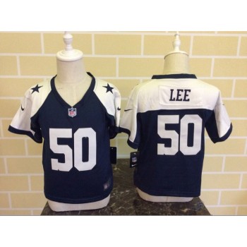 Toddler Dallas Cowboys #50 Sean Lee Blue Thanksgiving Stitched NFL Jersey Toddler Dallas Cowboys #50 Sean Lee Blue Thanksgiving Stitched NFL Jersey