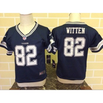 Toddler Dallas Cowboys #82 Jason Witten Blue Stitched NFL Jersey Toddler Dallas Cowboys #82 Jason Witten Blue Stitched NFL Jersey