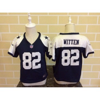 Toddler Dallas Cowboys #82 Jason Witten Blue Thanksgiving Stitched NFL Jersey Toddler Dallas Cowboys #82 Jason Witten Blue Thanksgiving Stitched NFL Jersey