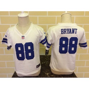 Toddler Dallas Cowboys #88 Dez Bryant White Stitched NFL Jersey Toddler Dallas Cowboys #88 Dez Bryant White Stitched NFL Jersey