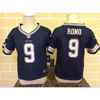 Toddler Dallas Cowboys #9 Tony Romo Blue Stitched NFL Jersey Toddler Dallas Cowboys #9 Tony Romo Blue Stitched NFL Jersey