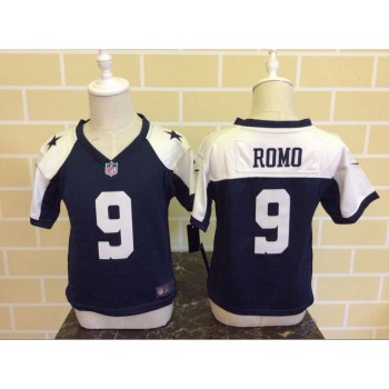 Toddler Dallas Cowboys #9 Tony Romo Blue Thanksgiving Stitched NFL Jersey Toddler Dallas Cowboys #9 Tony Romo Blue Thanksgiving Stitched NFL Jersey