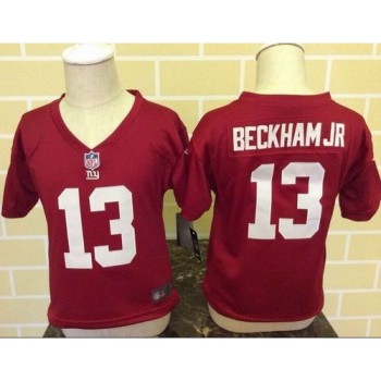 Toddler Giants #13 Odell Beckham Jr Red Alternate Stitched NFL Elite Jersey Toddler Giants #13 Odell Beckham Jr Red Alternate Stitched NFL Elite Jersey