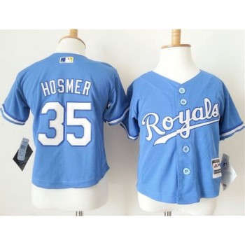 Toddler Royals #35 Eric Hosmer Light Blue Alternate 1 Cool Base Stitched MLB Jersey Toddler Royals #35 Eric Hosmer Light Blue Alternate 1 Cool Base Stitched MLB Jersey
