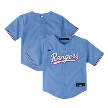 Toddler Texas Rangers Blank Light Blue Stitched Baseball Jersey Toddler Texas Rangers Blank Light Blue Stitched Baseball Jersey