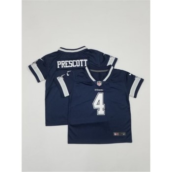 Toddlers Dallas Cowboys #4 Dak Prescott Navy Vapor Limited Stitched Jersey Toddlers Dallas Cowboys #4 Dak Prescott Navy Vapor Limited Stitched Jersey
