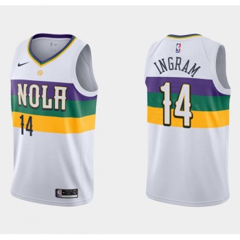 Toddlers New Orleans Pelicans #14 Brandon Ingram White Stitched Basketball Jersey Toddlers New Orleans Pelicans #14 Brandon Ingram White Stitched Basketball Jersey