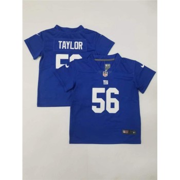 Toddlers New York Giants #56 Lawrence Taylor Royal Vapor Untouchable Limited Stitched Football Jersey Toddlers New York Giants #56 Lawrence Taylor Royal Vapor Untouchable Limited Stitched Football Jersey