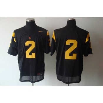 Trojans #2 Taylor Mays Black Stitched NCAA Jersey