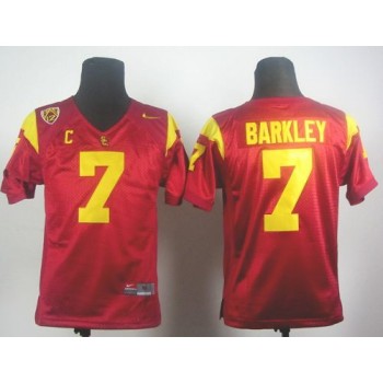 Trojans #7 Matt Barkley Red PAC-12 C Patch Stitched Youth NCAA Jersey Trojans #7 Matt Barkley Red PAC-12 C Patch Stitched Youth NCAA Jersey