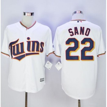 Twins #22 Miguel Sano New White Cool Base Stitched MLB Jersey Twins #22 Miguel Sano New White Cool Base Stitched MLB Jersey