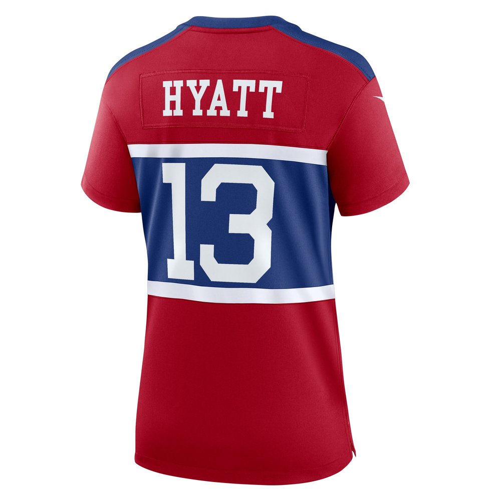 Women's New York Giants Jalin Hyatt Century Red Alternate Player Game Jersey Women's New York Giants Jalin Hyatt Century Red Alternate Player Game Jersey