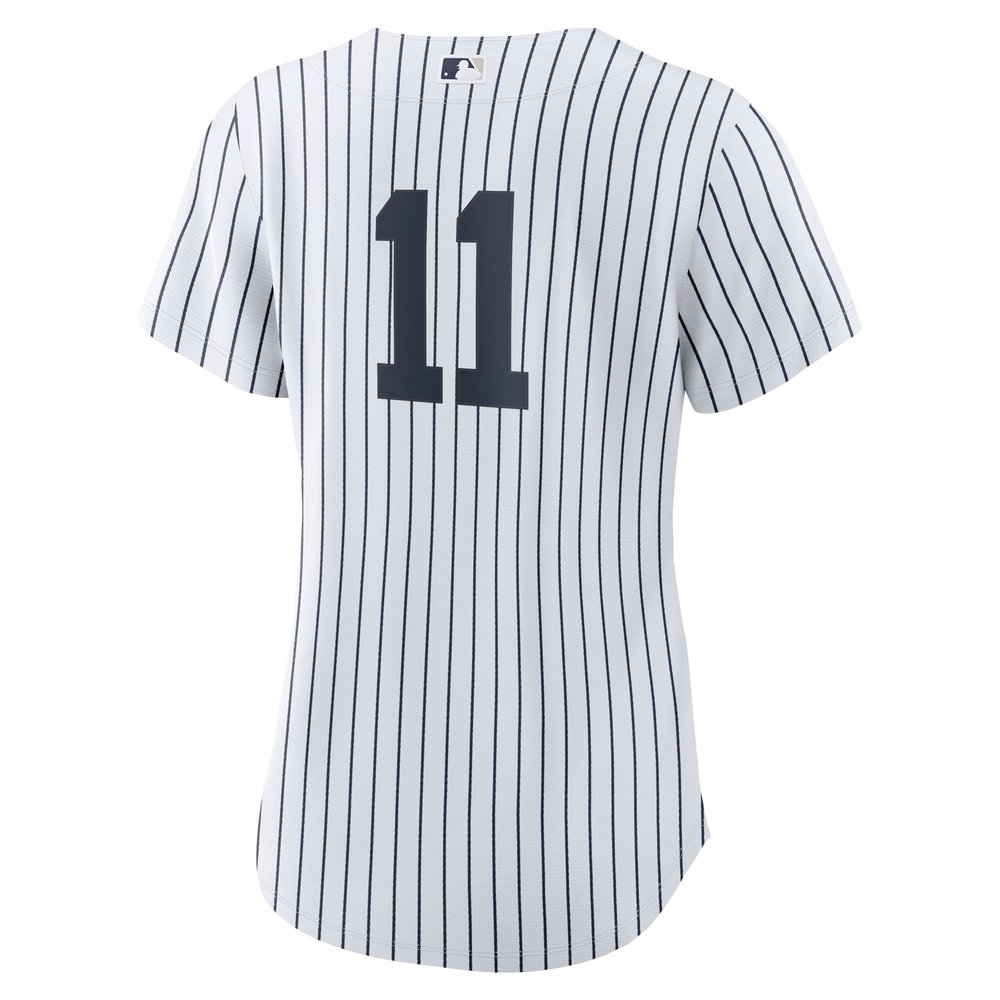 Women's New York Yankees #11 Anthony Volpe White 2024 World Series Home Replica Player Jersey