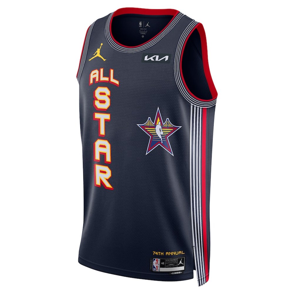Unisex #5 Anthony Edwards Navy 2025 NBA All-Star Game Swingman Player Jersey Unisex #5 Anthony Edwards Navy 2025 NBA All-Star Game Swingman Player Jersey