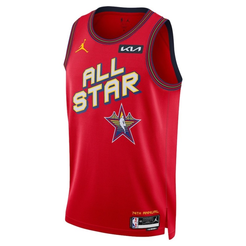 Unisex #34 Giannis Antetokounmpo Red 2025 NBA All-Star Game Swingman Player Jersey Unisex #34 Giannis Antetokounmpo Red 2025 NBA All-Star Game Swingman Player Jersey