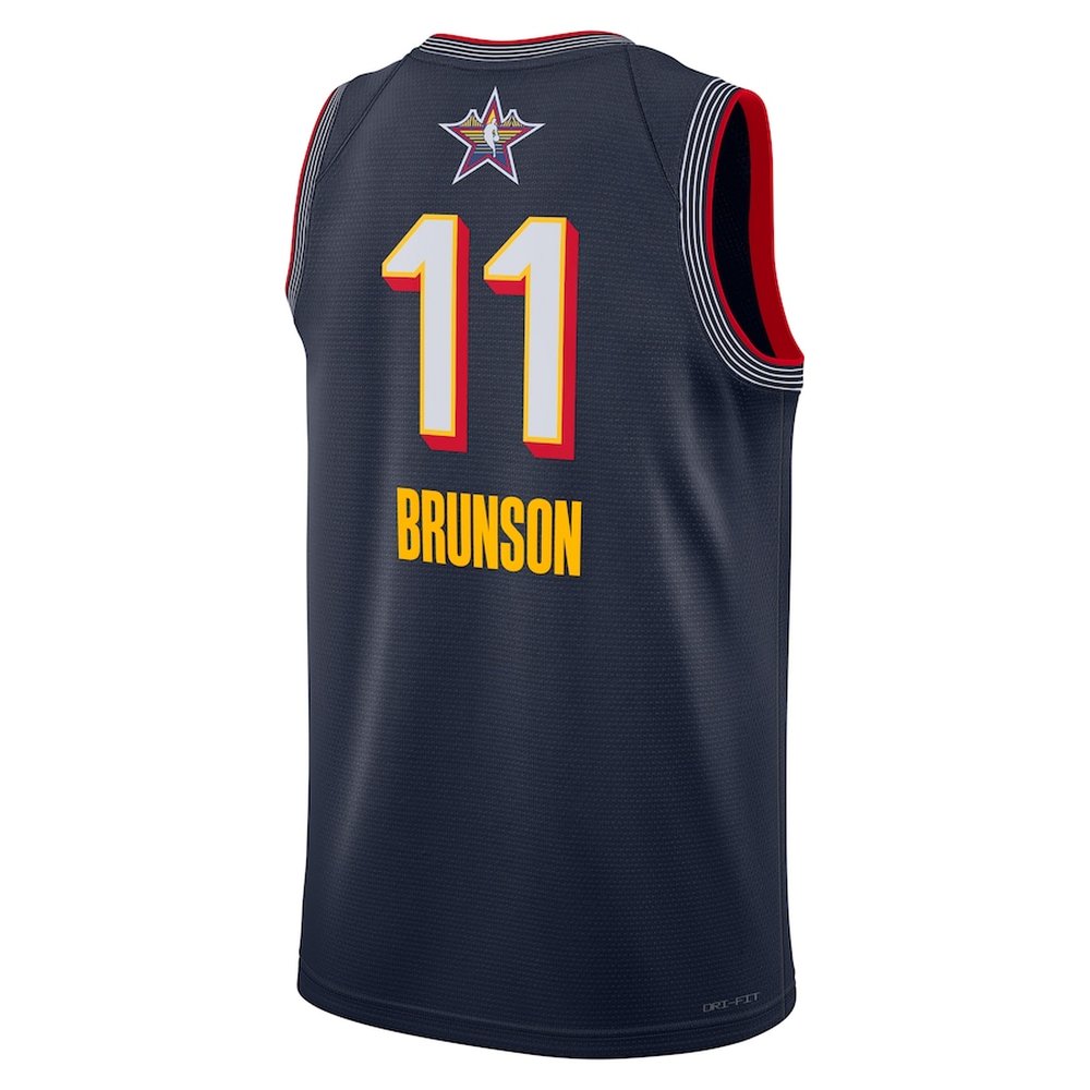 Unisex #11 Jalen Brunson Navy 2025 NBA All-Star Game Swingman Player Jersey Unisex #11 Jalen Brunson Navy 2025 NBA All-Star Game Swingman Player Jersey