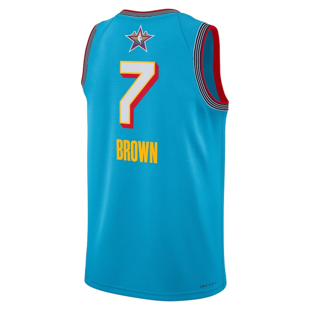 Unisex #7 Jaylen Brown Light Blue 2025 NBA All-Star Game Swingman Player Jersey Unisex #7 Jaylen Brown Light Blue 2025 NBA All-Star Game Swingman Player Jersey
