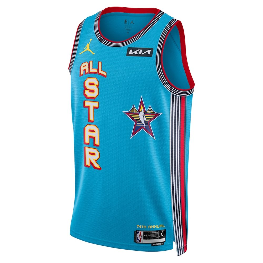 Unisex #35 Kevin Durant Light Blue 2025 NBA All-Star Game Swingman Player Jersey Unisex #35 Kevin Durant Light Blue 2025 NBA All-Star Game Swingman Player Jersey