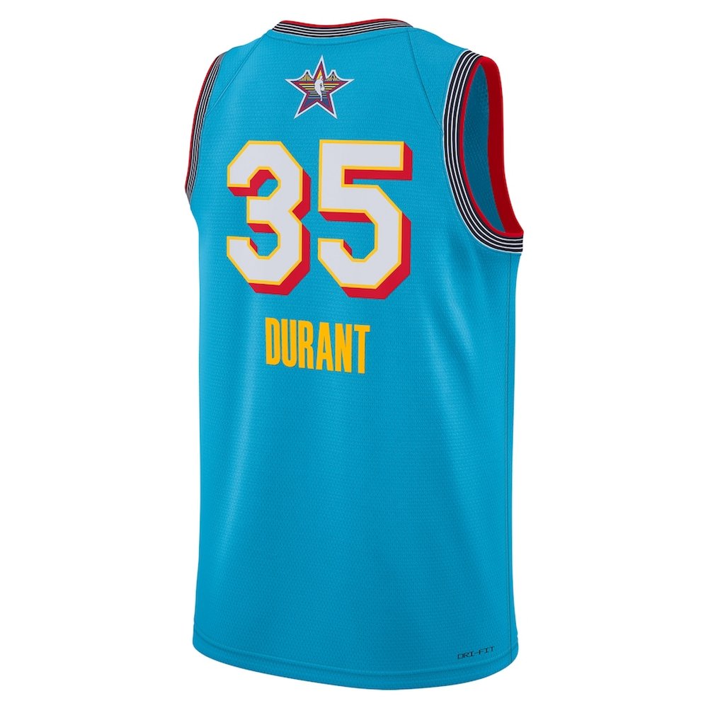 Unisex #35 Kevin Durant Light Blue 2025 NBA All-Star Game Swingman Player Jersey Unisex #35 Kevin Durant Light Blue 2025 NBA All-Star Game Swingman Player Jersey