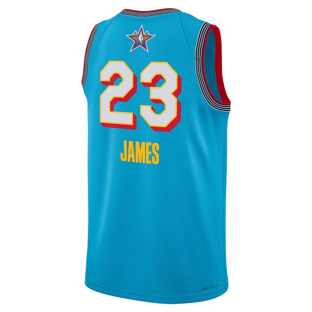 Unisex #23 LeBron James Light Blue 2025 NBA All-Star Game Swingman Player Jersey Unisex #23 LeBron James Light Blue 2025 NBA All-Star Game Swingman Player Jersey
