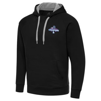 Men's Los Angeles Dodgers Antigua Black Big & Tall 2024 World Series Champions Victory Pullover Hoodie Men's Los Angeles Dodgers Antigua Black Big & Tall 2024 World Series Champions Victory Pullover Hoodie