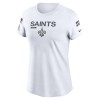 Women's New Orleans Saints  Nike White 2024 Salute To Service Legend Performance T-Shirt