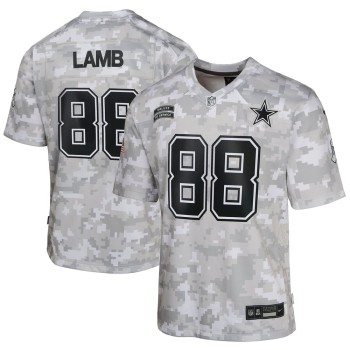 Youth Dallas Cowboys CeeDee Lamb Arctic Camo 2024 Salute to Service Game Jersey Youth Dallas Cowboys CeeDee Lamb Arctic Camo 2024 Salute to Service Game Jersey