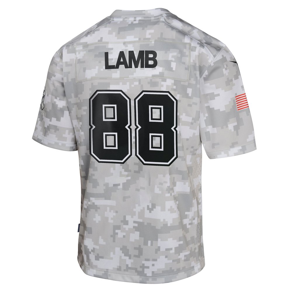 Youth Dallas Cowboys CeeDee Lamb Arctic Camo 2024 Salute to Service Game Jersey Youth Dallas Cowboys CeeDee Lamb Arctic Camo 2024 Salute to Service Game Jersey