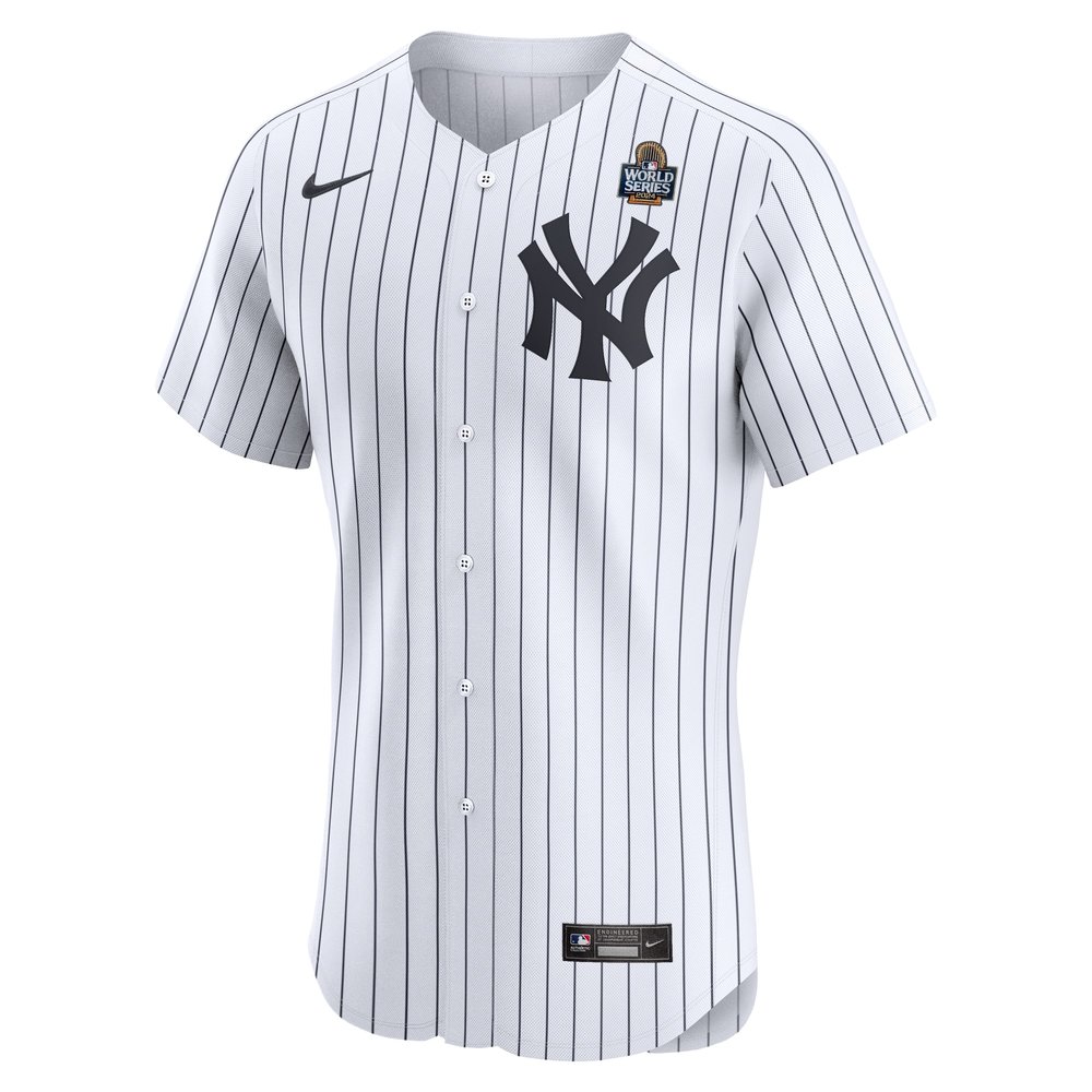 Men's New York Yankees #99 Aaron Judge White 2024 World Series Home Elite Player Jersey Men's New York Yankees #99 Aaron Judge White 2024 World Series Home Elite Player Jersey