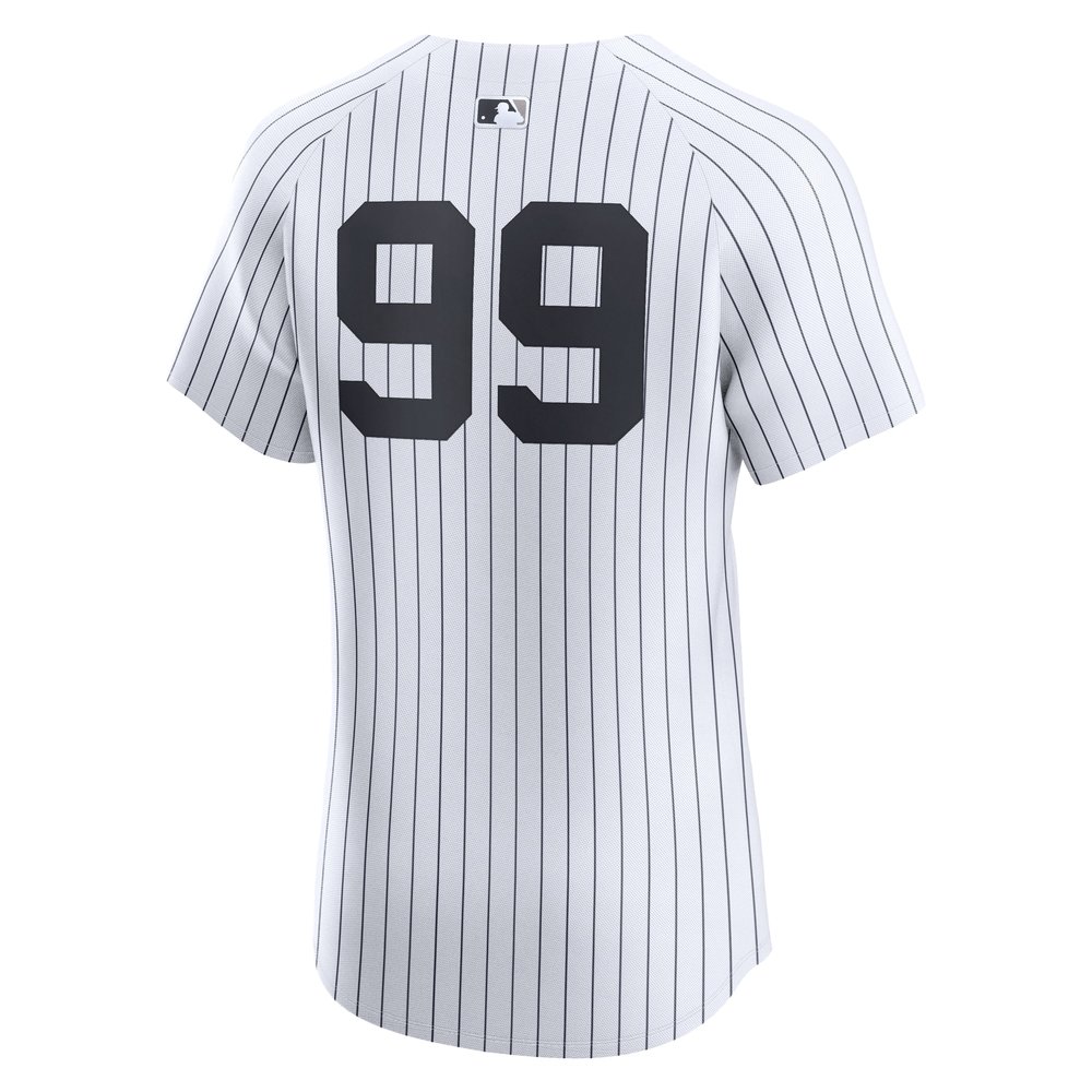 Men's New York Yankees #99 Aaron Judge White 2024 World Series Home Elite Player Jersey Men's New York Yankees #99 Aaron Judge White 2024 World Series Home Elite Player Jersey