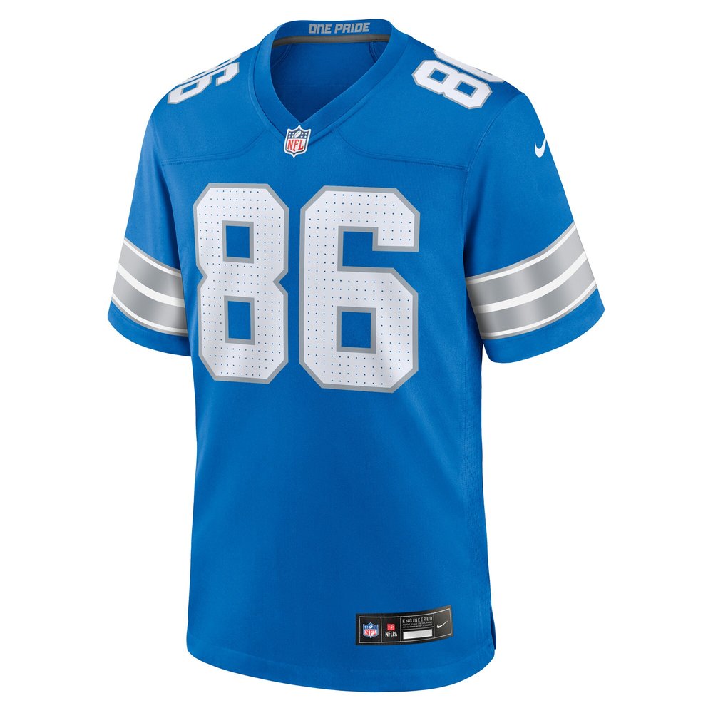 Men's Detroit Lions Isaac Rex  Blue Game Jersey Men's Detroit Lions Isaac Rex  Blue Game Jersey