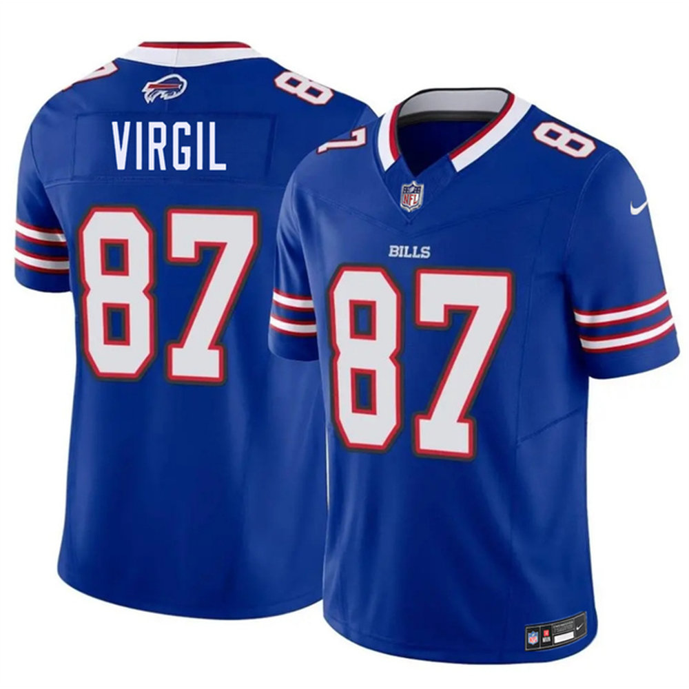 Youth Buffalo Bills #87 Jalen Virgil Royal 2026 NFL Draft Vapor F.U.S.E. Limited Jersey Youth Buffalo Bills #87 Jalen Virgil Royal 2026 NFL Draft Vapor F.U.S.E. Limited Jersey
