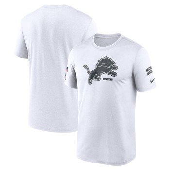 Men's Detroit Lions White 2024 Salute To Service Legend Performance T-Shirt Men's Detroit Lions White 2024 Salute To Service Legend Performance T-Shirt