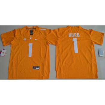 Vols #1 Jalen Hurd Orange Stitched Youth NCAA Jersey