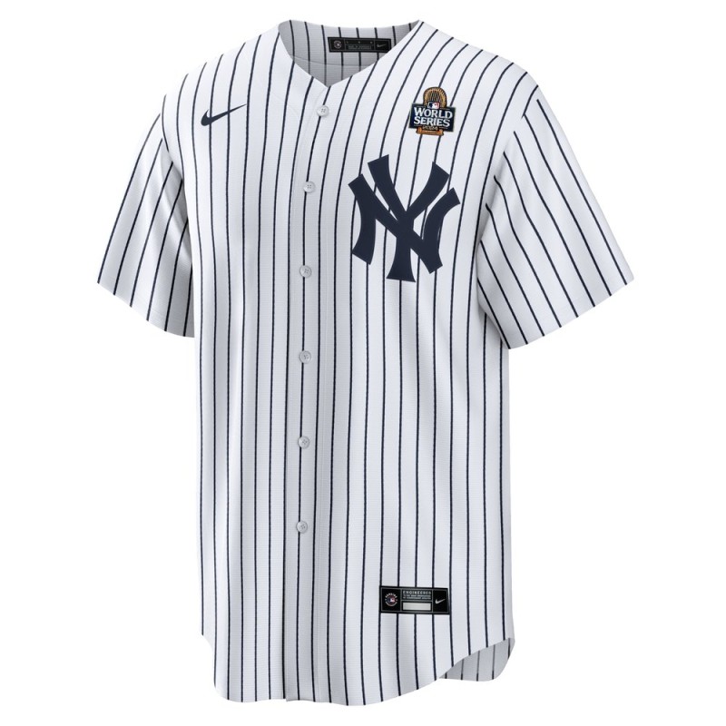 Men's New York Yankees #11 Anthony Volpe White 2024 World Series Home Replica Player Jersey Men's New York Yankees #11 Anthony Volpe White 2024 World Series Home Replica Player Jersey