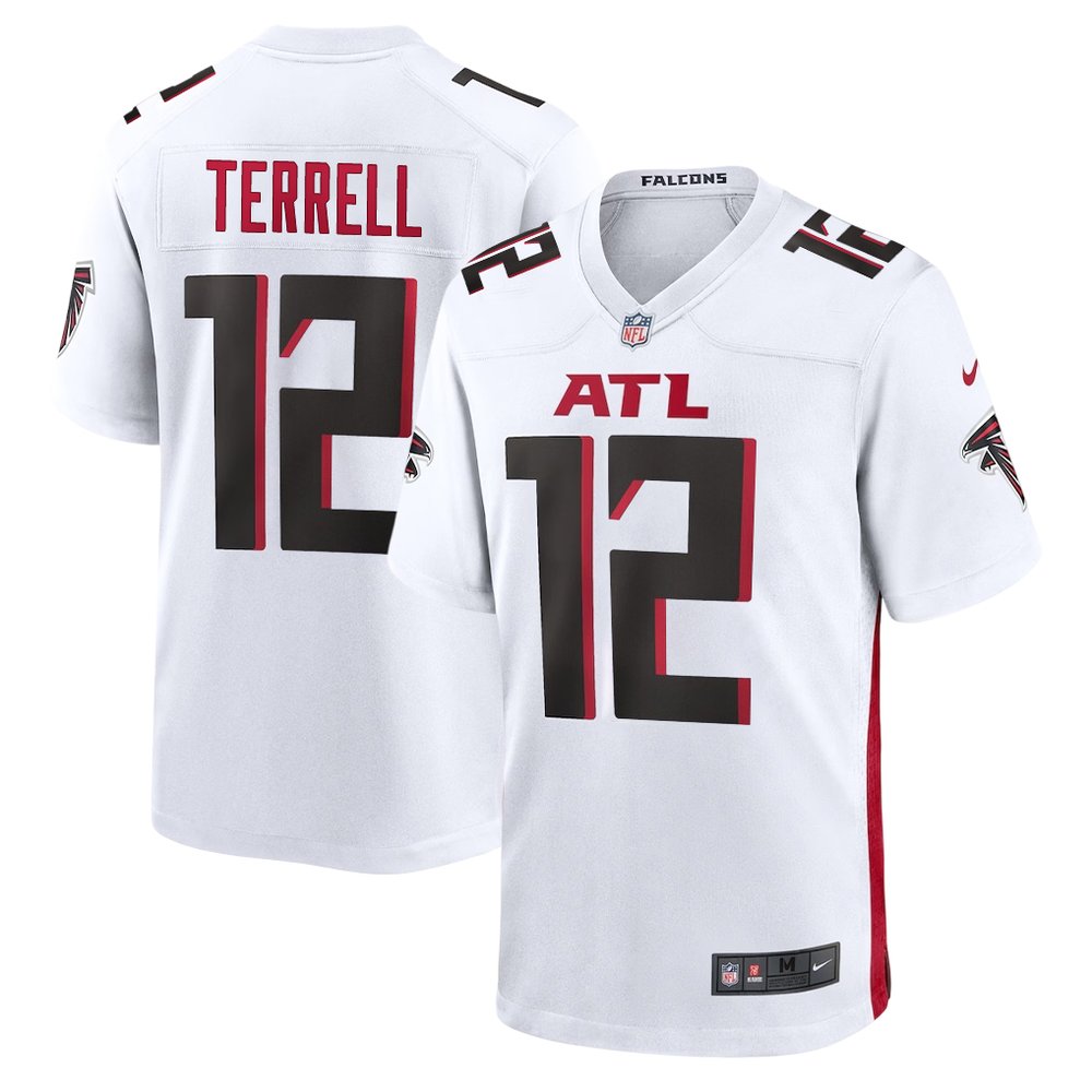 Youth Atlanta Falcons Avieon Terrell White 2026 NFL Draft Game Jersey