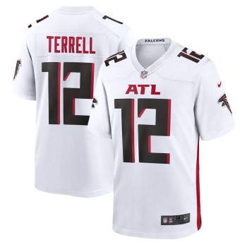 Men's Atlanta Falcons Avieon Terrell White 2026 NFL Draft Game Jersey