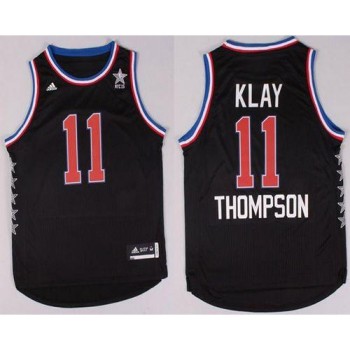 Warriors #11 Klay Thompson Black 2015 All Star Stitched NBA Jersey Warriors #11 Klay Thompson Black 2015 All Star Stitched NBA Jersey