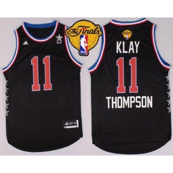 Warriors #11 Klay Thompson Black 2015 All Star The Finals Patch Stitched NBA Jersey Warriors #11 Klay Thompson Black 2015 All Star The Finals Patch Stitched NBA Jersey