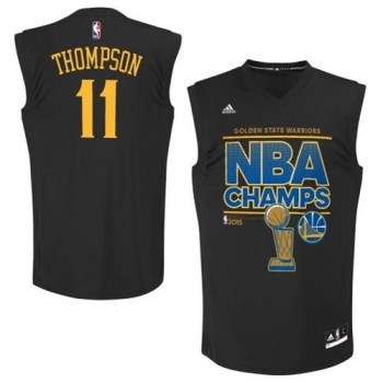 Warriors #11 Klay Thompson Black 2015 NBA Finals Champions Stitched NBA Jersey Warriors #11 Klay Thompson Black 2015 NBA Finals Champions Stitched NBA Jersey