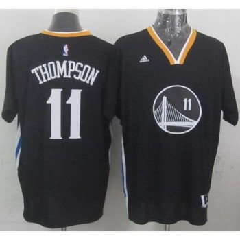 Warriors #11 Klay Thompson New Black Alternate Stitched NBA Jersey Warriors #11 Klay Thompson New Black Alternate Stitched NBA Jersey