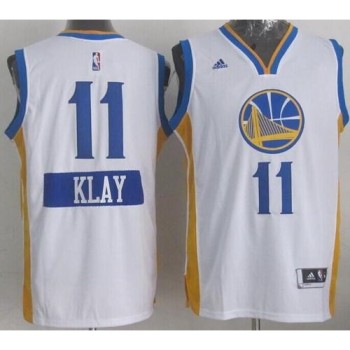 Warriors #11 Klay Thompson White 2014-15 Christmas Day Stitched NBA Jersey Warriors #11 Klay Thompson White 2014-15 Christmas Day Stitched NBA Jersey