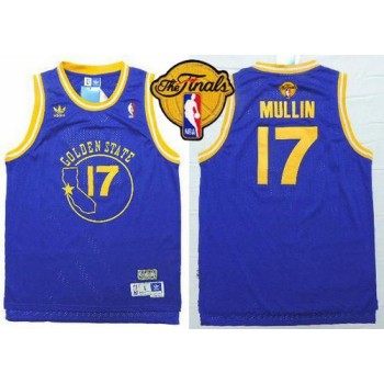Warriors #17 Chris Mullin Blue New Throwback The Finals Patch Stitched NBA Jersey Warriors #17 Chris Mullin Blue New Throwback The Finals Patch Stitched NBA Jersey