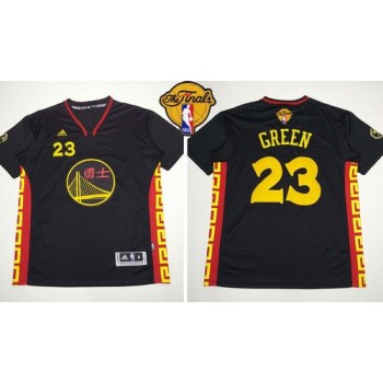 Warriors #23 Draymond Green Black Slate Chinese New Year The Finals Patch Stitched NBA Jersey Warriors #23 Draymond Green Black Slate Chinese New Year The Finals Patch Stitched NBA Jersey